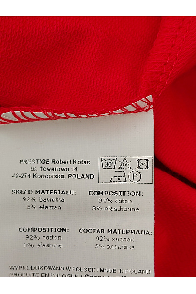 Be wear Červené bavlněné mikinové šaty s dlouhým rukávem a kapucí Vel. S | Be wear | obrázek 4