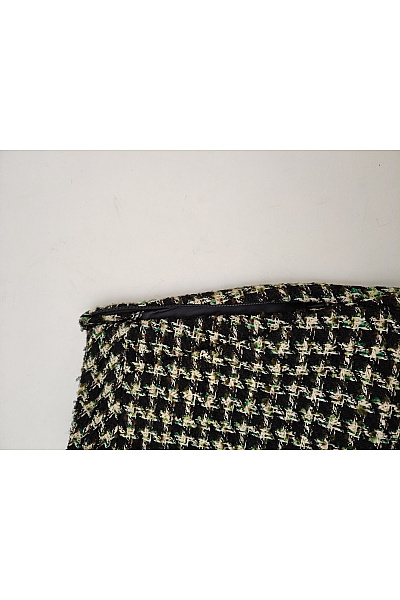 MANGO Černobílá pepitová mini sukně do pasu elegantní Vel. US XS | MANGO | obrázek 4