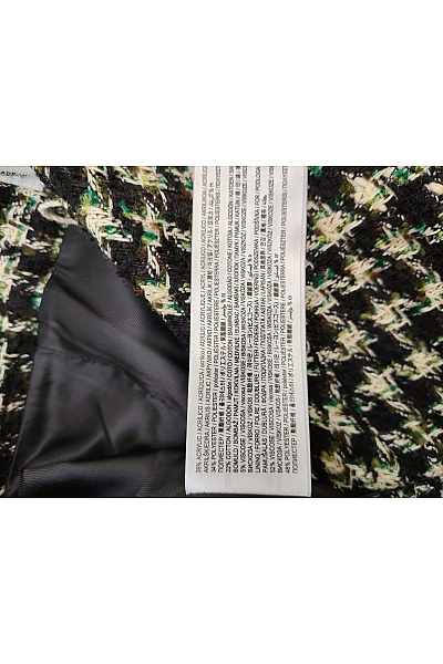 MANGO Černobílá pepitová mini sukně do pasu elegantní Vel. US XS | MANGO | obrázek 6