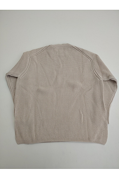 Marc O´Polo Béžový bavlněný oversized pulovr se stojáčkem Velikost M | Marc O´Polo | obrázek 5