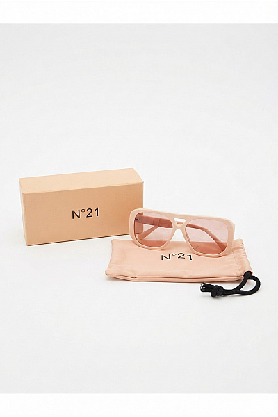 N 21 Béžové Oversized Sluneční Brýle