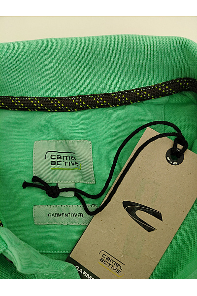 Camel active Pánské bavlněné polo tričko s krátkým rukávem zelené Vel. S | camel active | obrázek 7