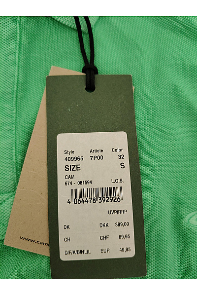 Camel active Pánské bavlněné polo tričko s krátkým rukávem zelené Vel. S | camel active | obrázek 8