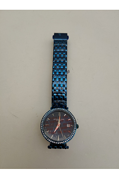 Stuhrling Dámské luxusní hodinky s kamínky modré | stuhrling | obrázek 5
