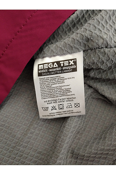 MAC Fialová dámská sportovní bunda s kapucí na turistiku Velikost DE 38 | MAC | obrázek 6