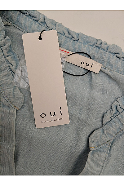 Oui Dámské lyocellové maxi šaty s dlouhým rukávem volné | oui | obrázek 5