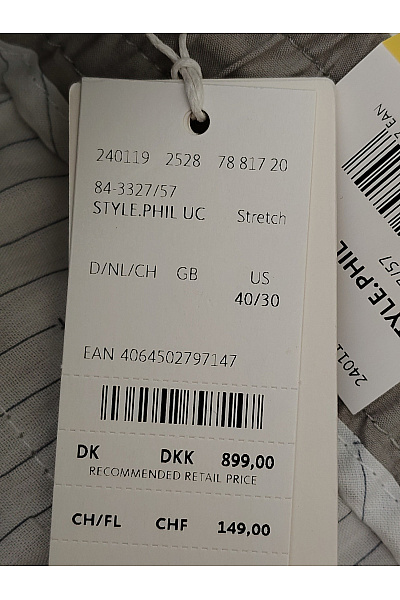 BRAX Pánské bavlněné khaki jogger kalhoty s kapsami Vel. US 40/30 | BRAX | obrázek 6