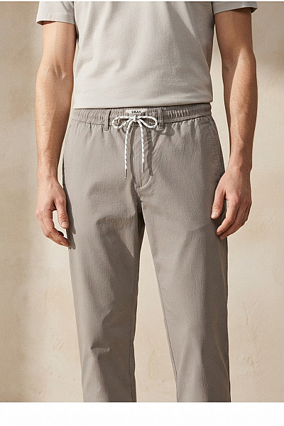 BRAX Pánské Bavlněné Khaki Jogger Kalhoty S Kapsami Vel. US 40/30