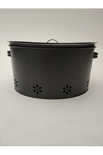 Černý oválný úložný box na brambory a cibuli | Unimoda | obrázek 3