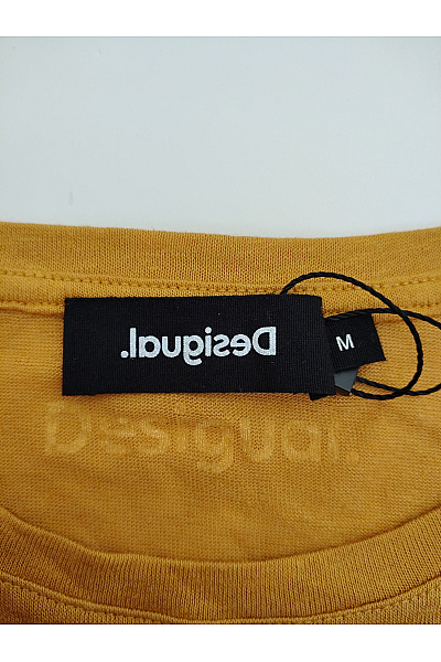 DESIGUAL Dámské khaki tričko s krátkým rukávem a květinovým vzorem Vel. M | DESIGUAL | obrázek 6