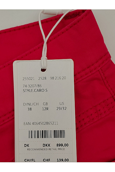 BRAX Červené bavlněné chinos kalhoty s kapsami | BRAX | obrázek 6