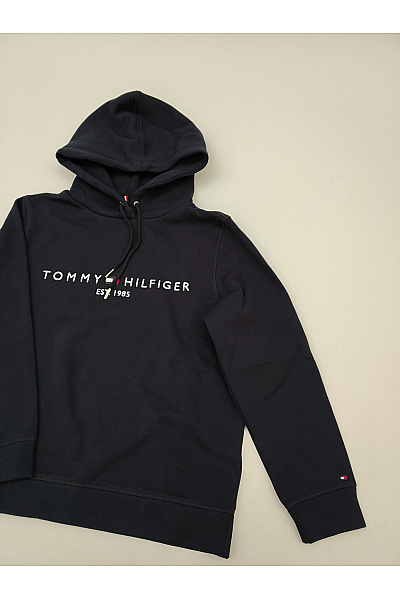 TOMMY HILFIGER Dámská bavlněná mikina s kapucí přes hlavu Velikost M | TOMMY HILFIGER | obrázek 3