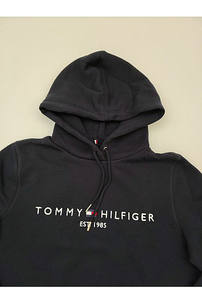 TOMMY HILFIGER Dámská bavlněná mikina s kapucí přes hlavu Velikost M | TOMMY HILFIGER | obrázek 4