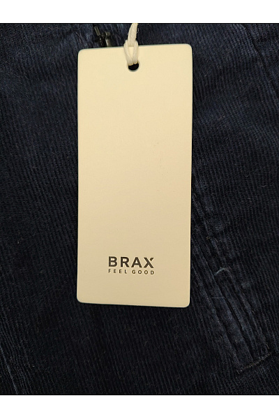 BRAX Modré bavlněné manšestrové kalhoty s puky Vel. 40 | BRAX | obrázek 6