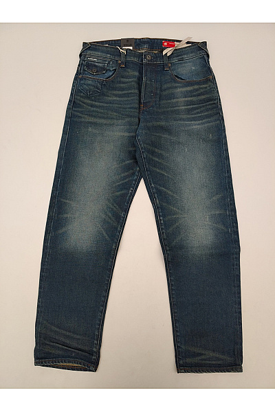 G-Star Pánské bavlněné modré džíny rovné seprané selvedge Velikost W30 L32 | G-Star | obrázek 7