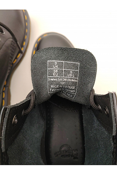 Dr.Martens Černé kotníkové šněrovací boty s kulatou špičkou Vel. EU 36 | Dr.Martens | obrázek 7