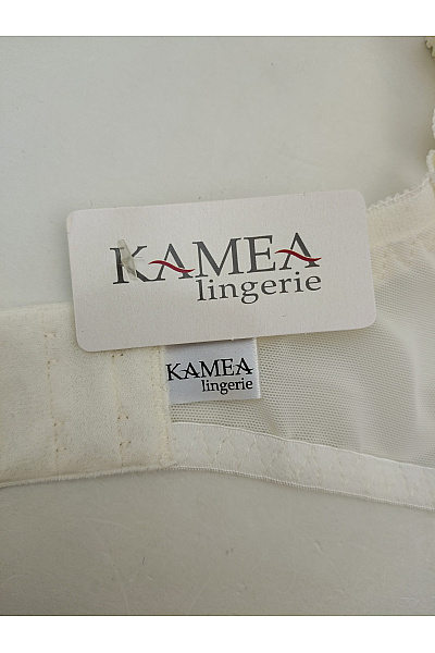Kamea lingerie Černobílá krajková kosticová podprsenka s ozdobným vzorem Velikost EU 95C | kamea lingerie | obrázek 8