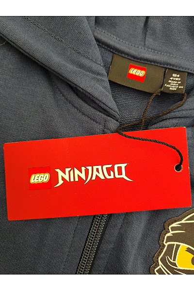 Lego Chlapecká bavlněná mikina s kapucí a zipem modrá Velikost EU 104 | Lego | obrázek 5