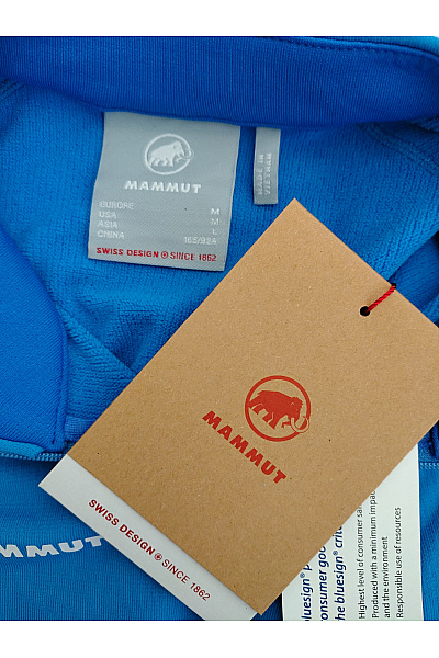 MAMMUT Dámské modré funkční triko se zipem outdoor Velikost EU M | MAMMUT | obrázek 7