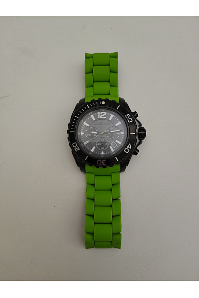 MICHAEL KORS Pánské sportovní hodinky s neonově zeleným řemínkem | MICHAEL KORS | obrázek 3
