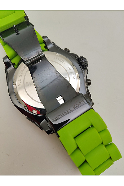 MICHAEL KORS Pánské sportovní hodinky s neonově zeleným řemínkem | MICHAEL KORS | obrázek 6