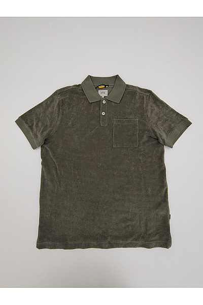 Camel active Pánské khaki bavlněné polo tričko s krátkým rukávem a kapsou Vel. L | camel active | obrázek 2