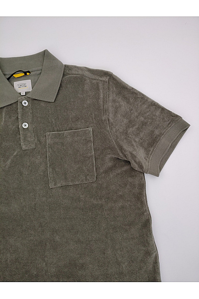 Camel active Pánské khaki bavlněné polo tričko s krátkým rukávem a kapsou Vel. L | camel active | obrázek 5