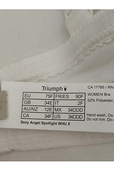 TRIUMPH Béžová krajková kosticová push up podprsenka s výztuží Vel. EU 75F | TRIUMPH | obrázek 9