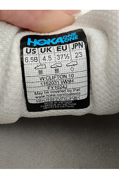 HOKA ONE tenisky Clifton 9 Bílé Velikost US 6.5B | HOKA ONE ONE | obrázek 7