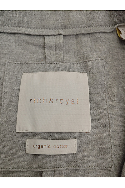 RICH&ROYAL Dámské šedé prodloužené sako na běžné nošení Vel. S | RICH&ROYAL | obrázek 6