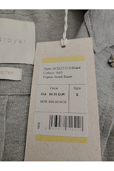 RICH&ROYAL Dámské šedé prodloužené sako na běžné nošení Vel. S | RICH&ROYAL | obrázek 7