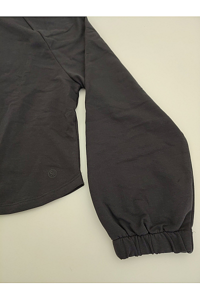 Cars Jeans Dámská bavlněná crop mikina s kapucí černá Velikost EU M | Cars Jeans | obrázek 2