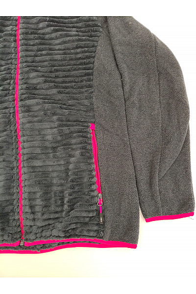 CMP Černá sportovní fleecová bunda s kapucí na zip Velikost EU D44/I50/XL | CMP | obrázek 3