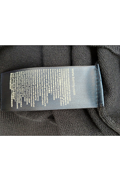 TOMMY HILFIGER Pánský bavlněný pulovr basic modrý Vel. XXL | TOMMY HILFIGER | obrázek 5