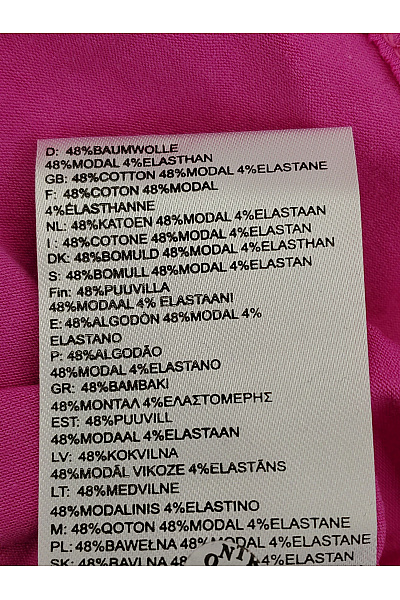 SPORTSWEAR Růžové dámské tričko s dlouhým rukávem a nápisem Velikost DE 42 | SPORTSWEAR | obrázek 7