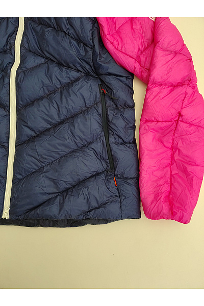 MAMMUT Růžovo-modrá prošívaná zateplená sportovní bunda s kapucí Vel. EU XL | MAMMUT | obrázek 3