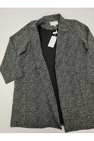 VILA Černobílý elegantní přechodový kabát | VILA | obrázek 9