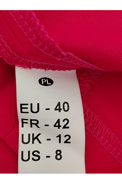 Nife Červené pouzdrové midi šaty bez rukávů elegantní Velikost EU 40 | Nife | obrázek 4
