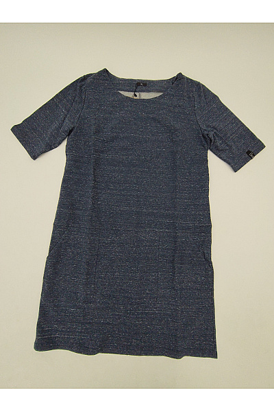 Be wear Modré bavlněné úpletové šaty s kapsami Velikost XL | Be wear | obrázek 2