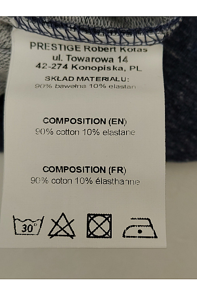Be wear Modré bavlněné úpletové šaty s kapsami Velikost XL | Be wear | obrázek 5