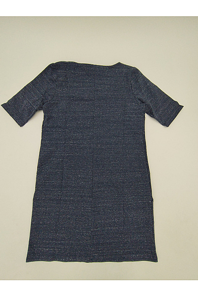 Be wear Modré bavlněné úpletové šaty s kapsami Velikost XL | Be wear | obrázek 6