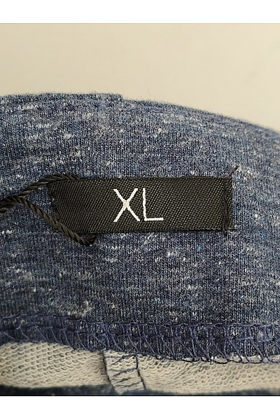 Be wear Modré bavlněné úpletové šaty s kapsami Velikost XL | Be wear | obrázek 7