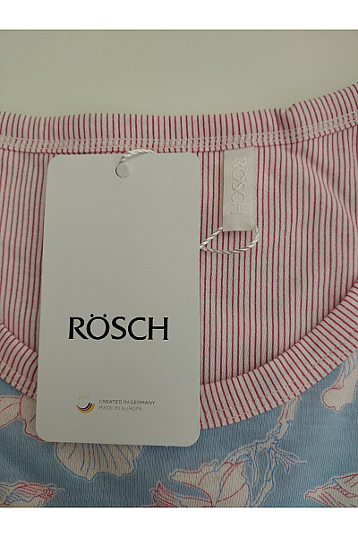 RÖSCH Dámská bavlněná noční košilka s květinovým vzorem Velikost DE 46 | RÖSCH | obrázek 7