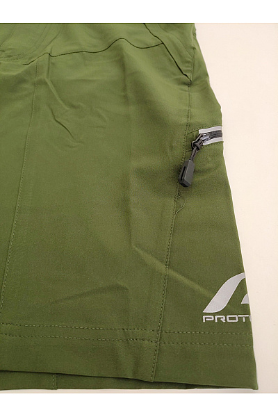 Protective Pánské khaki sportovní MTB kraťasy s kapsami Velikost L | protective | obrázek 3