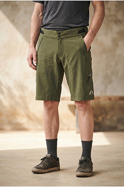 Protective Pánské Khaki Sportovní MTB Kraťasy S Kapsami Velikost L