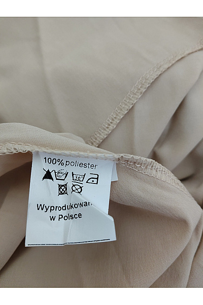 Makadamia Béžové květované maxi šaty s dlouhým rukávem boho Velikost EU 40/42 | Makadamia | obrázek 7