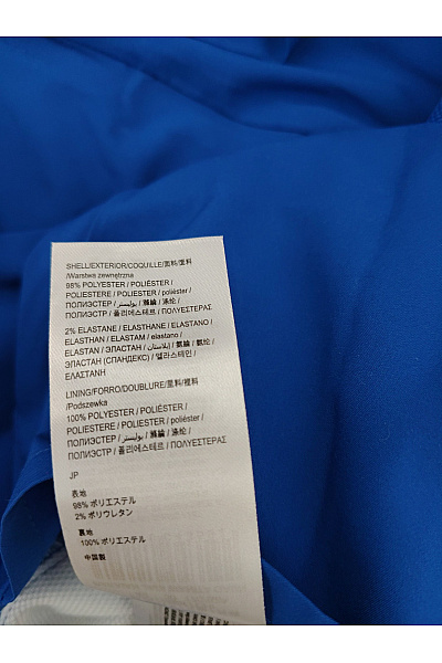 DESIGUAL Modré květované mini šaty s páskem a límečkem Velikost EU 40 | DESIGUAL | obrázek 8