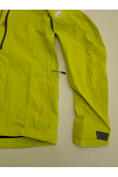 MAMMUT Zelená sportovní outdoorová bunda s kapucí na hory | MAMMUT | obrázek 3