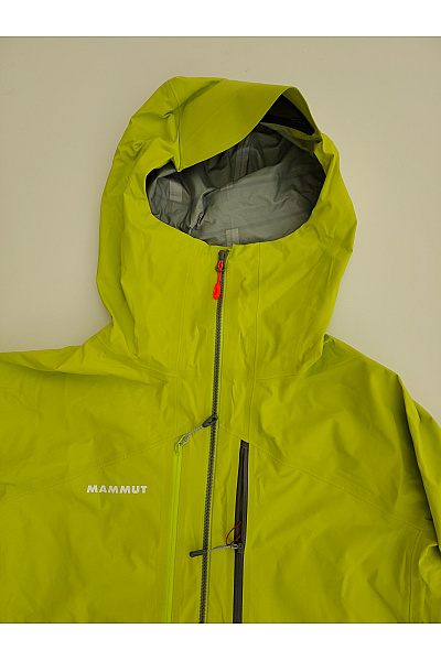 MAMMUT Zelená sportovní outdoorová bunda s kapucí na hory | MAMMUT | obrázek 4