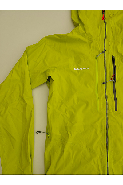 MAMMUT Zelená sportovní outdoorová bunda s kapucí na hory | MAMMUT | obrázek 6